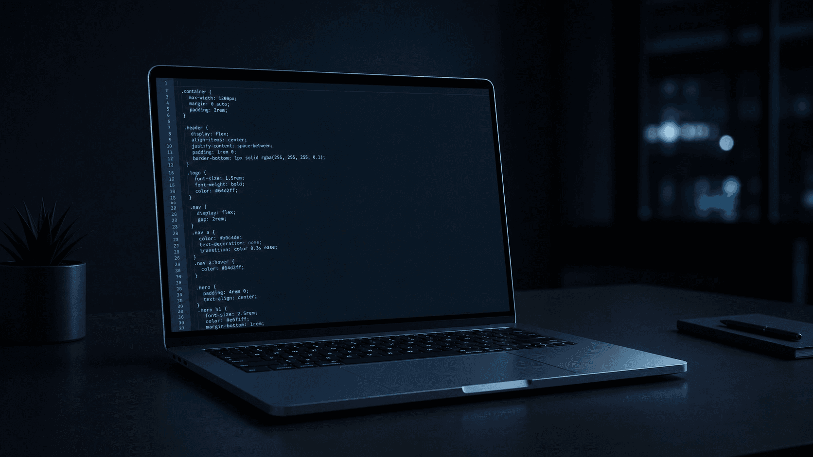 Notebook com apresentação da autoridade digital